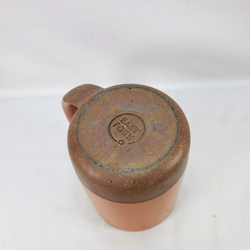 East Fork Pottery Mug Peachy Pink Terracotta Speckled Glazed Stoneware Modern - Picture 5 of 5